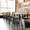 Flash Furniture Barstool with Natural Wood Seat and Boomerang Back XU-DG6V6B-NAT-GG - alternate 3